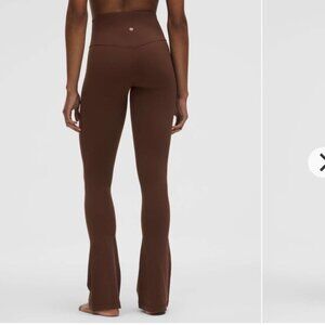 Lululemon Align High-Rise Mini-Flare Pant Lava Cake brown size 8 NWT